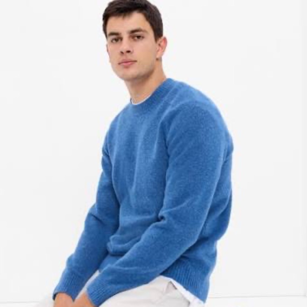 GAP Classic Blue Crewneck Sweater